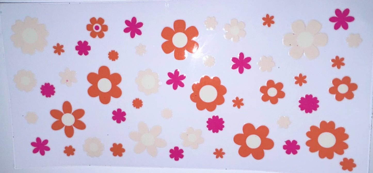 Flower decal