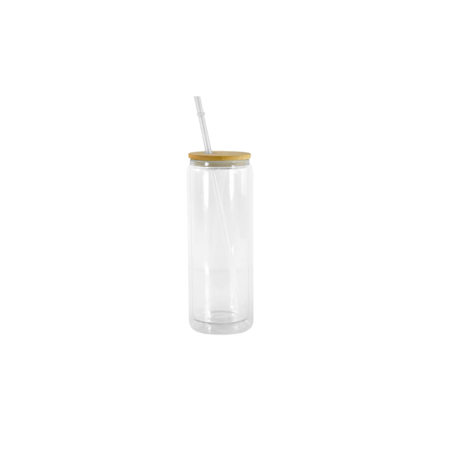 20oz Snowglobe Glass Cup