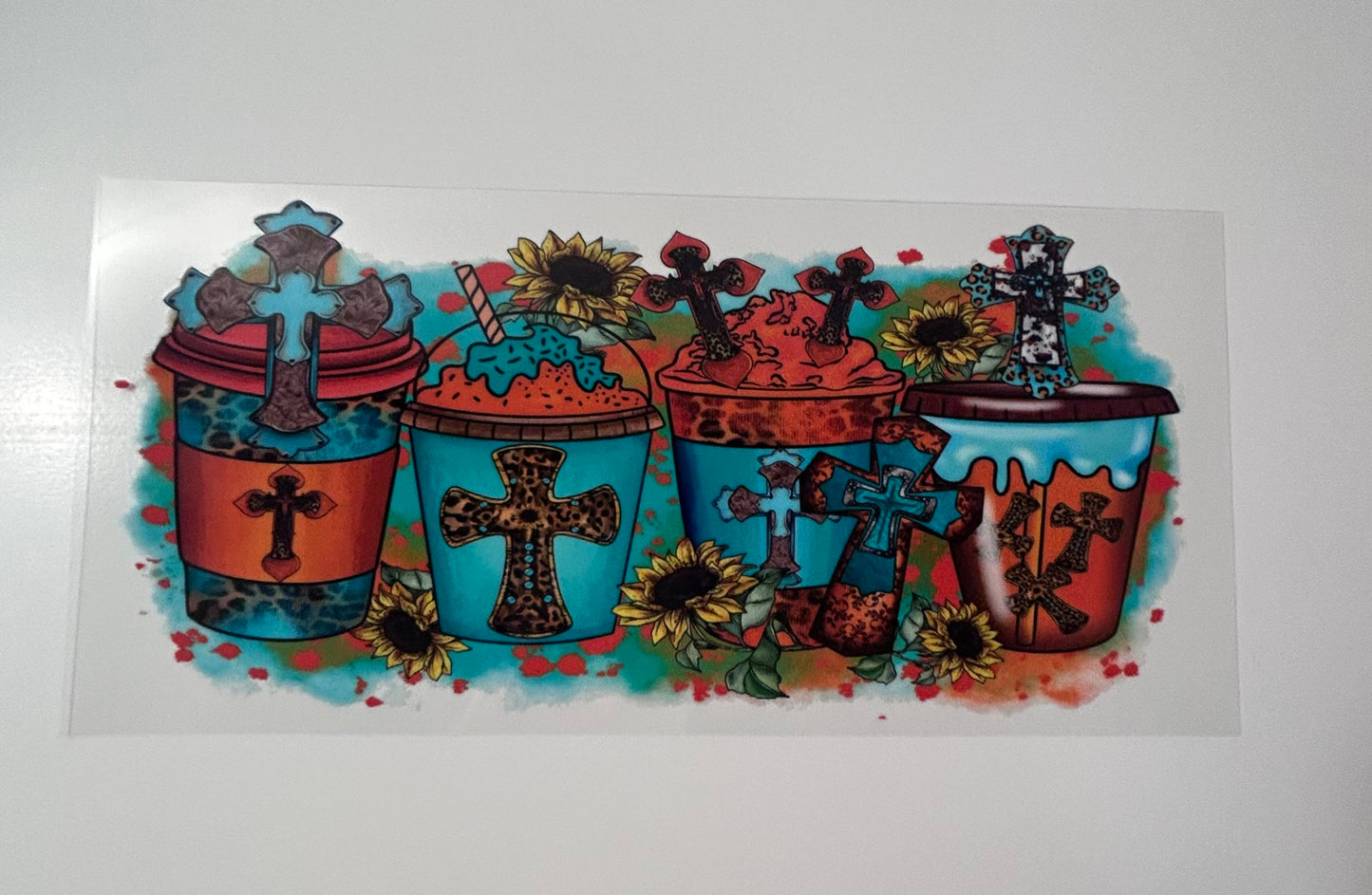 Cross decal
