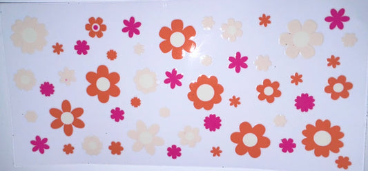Flower decal