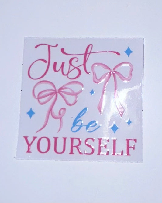 Just yourself decal