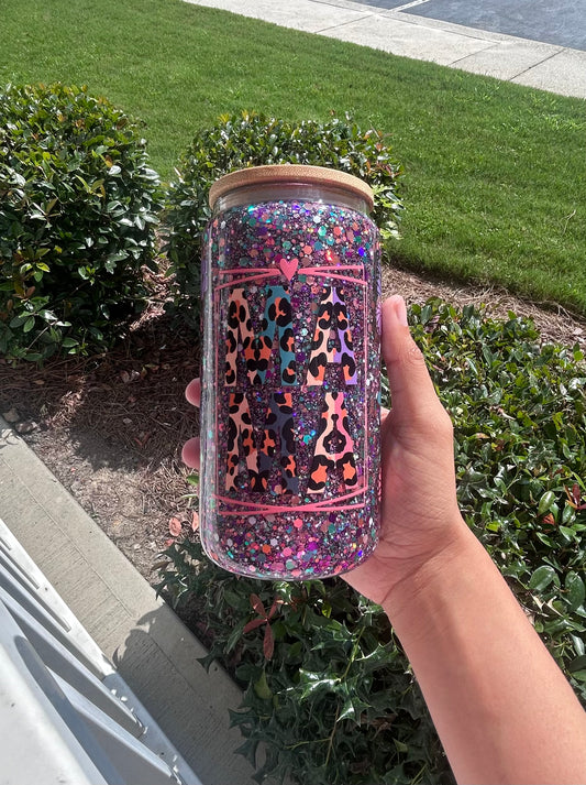 16oz MAMA glass cup